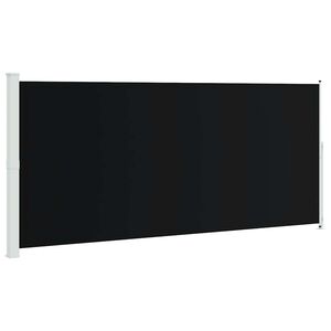 vidaXL Seitenmarkise Ausziehbar 220x514 cm Schwarz