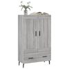 vidaXL Highboard Grau Sonoma 69,5x31x115 cm Holzwerkstoff