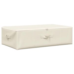 vidaXL Aufbewahrungsbox Stoff 70x40x18 cm Creme