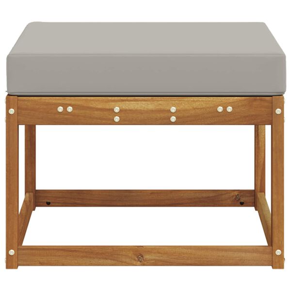 vidaXL Outdoor-Fu&szlig;hocker Massivholz Akazie Natur