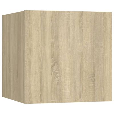 vidaXL Nachttisch Sonoma-Eiche 30,5x30x30 cm Holzwerkstoff