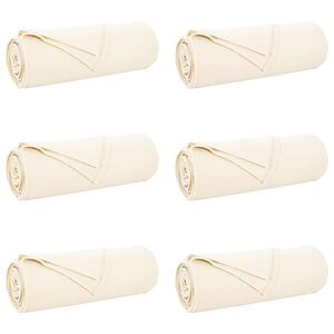 vidaXL Wohndecken 6 stk. Creme 350 x 270 cm 8.09 kg Fleece