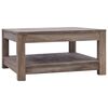 vidaXL Couchtisch 68x68x35 cm Teak Massivholz