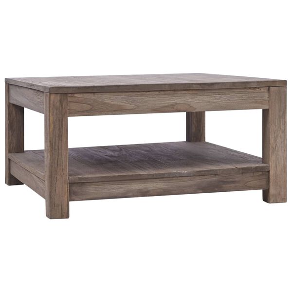 vidaXL Couchtisch 68x68x35 cm Teak Massivholz