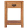 vidaXL Nachttisch 35x35x50 cm Massivholz Teak