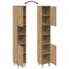 vidaXL Badschrank Artisan-Eiche 30x30x179 cm Holzwerkstoff