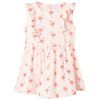 Kinderkleid mit R&uuml;schen Zartrosa 128