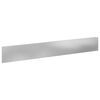 vidaXL Rasenkante 10 stk. 100 x 15 cm Stahl Silber
