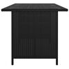 vidaXL 9-tlg. Garten-Lounge-Set mit Kissen Poly Rattan Schwarz