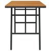 vidaXL Esstisch Braun 110 x 55 x 62 cm Massivholz Akazie