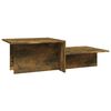 vidaXL Couchtisch R&auml;uchereiche 111,5x50x33 cm Holzwerkstoff