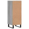 vidaXL Sideboard Grau Sonoma 34,5x34x90 cm Holzwerkstoff