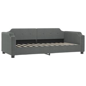 vidaXL Tagesbett Dunkelgrau 100x190 cm Stoff