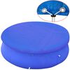 vidaXL Pool-Abdeckplane f&uuml;r 360-367 cm Runde Oberirdische Pools