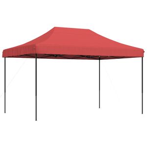 vidaXL Partyzelt Faltbar Pop-Up Burgunderrot 440x292x315 cm