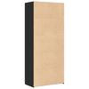 vidaXL Highboard Schwarz 80x42,5x185 cm Holzwerkstoff