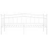 vidaXL Schlafsofa Bettgestell Weiß Metall 90x200 cm
