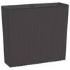vidaXL Pflanzk&uuml;bel mit herausnehmbaren Einsatz Braun 12/44 L PP-Rattan