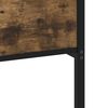 vidaXL Bettgestell ohne Matratze Räuchereiche 120x190 cm Holzwerkstoff