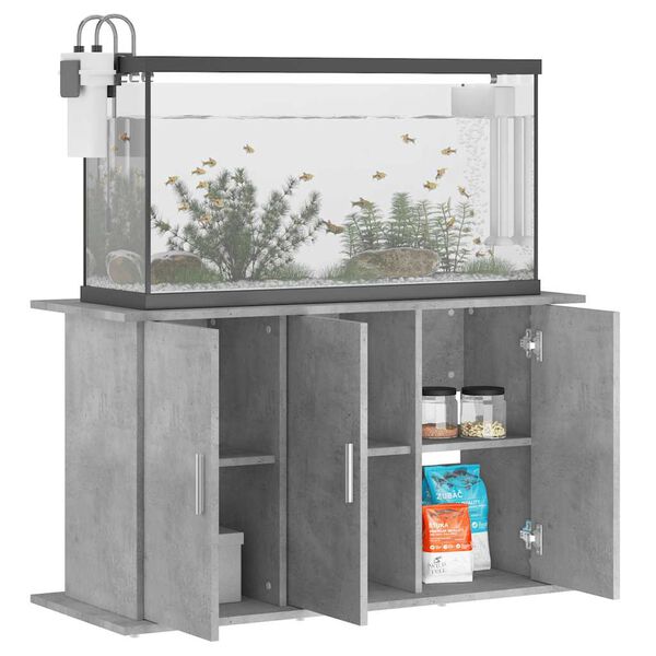 vidaXL Aquariumst&auml;nder Betongrau 101 x 41 x 58 cm Holzwerkstoff
