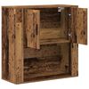 vidaXL Wandschrank mit Regal Altholz 80 x 33 x 80 cm Holzwerkstoff