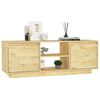 vidaXL TV-Schrank 110x30x40 cm Massivholz Kiefer