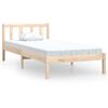 vidaXL Massivholzbett Kiefernholz 90x200 cm