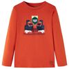 Kinder-Langarmshirt Orange 92