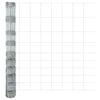 vidaXL Wildzaun Silber 25 x 1,2 m Verzinkter Stahl