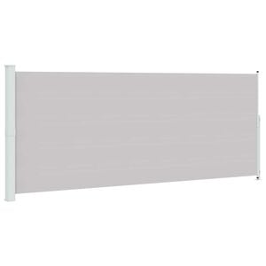 vidaXL Seitenmarkise Ausziehbar 200x514 cm Grau