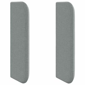 vidaXL Kopfteil Ohr mit Kopfteil Grau 40,5 x 40,5 x 4 cm Stoff