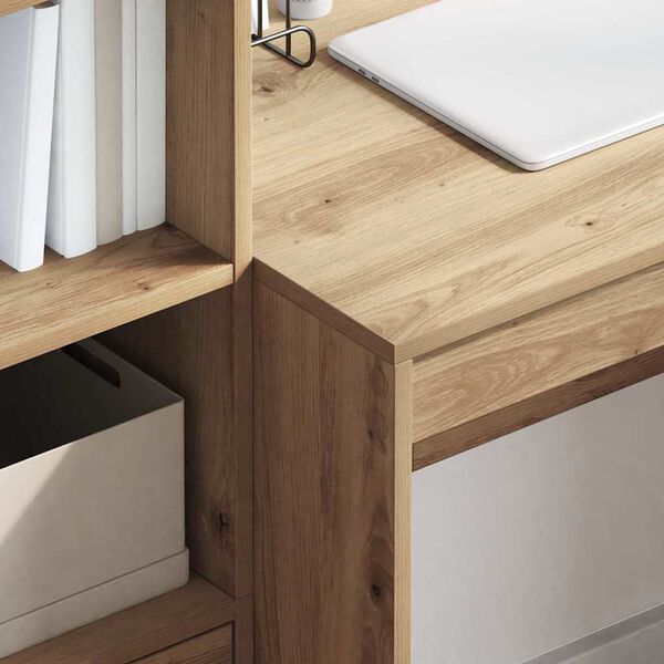 vidaXL Schreibtisch Artisan-Eiche 90 x 50 x 76 cm