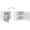 vidaXL K&uuml;chenschrank Lucca 2 pcs Beton Grau 40 x 31 x 40 cm