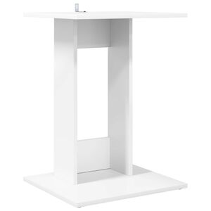 vidaXL Beistelltisch Wei&szlig; 45 x 40 x 62,5 cm Holzwerkstoff