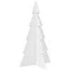 vidaXL Weihnachtsbaum zum Schmücken Weiß 80 cm Massivholz Kiefer