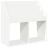 vidaXL Kinderregal mit Speicher Wei&szlig; 72,5 x 29,5 x 69 cm Holzwerkstoff