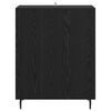 vidaXL Sideboard Schwarz Eichen-Optik 69,5 x 34 x 90 cm Holzwerkstoff