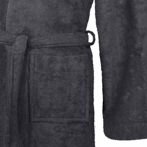 vidaXL Bademantel KINN Anthrazit XXXL Baumwolle