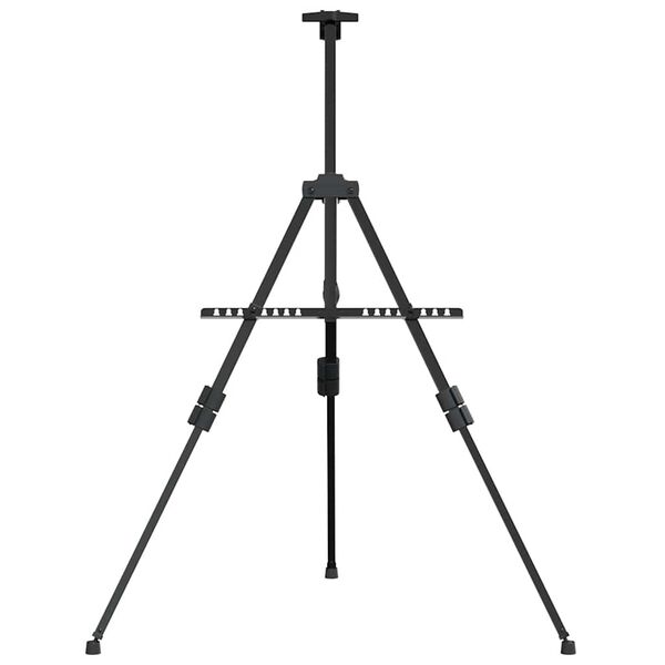 vidaXL Staffelei Verstellbar Schwarz Metall