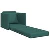 vidaXL Bodensofa mit Schlaffunktion Dunkelgr&uuml;n 112x174x55 cm Stoff