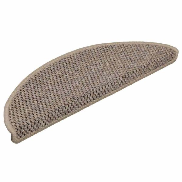 vidaXL Stufenmatten Selbstklebend Sisal-Optik 30 Stk. 56x17x3 cm