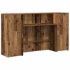 vidaXL Empfangstheke Altholz-Optik 180x50x103,5 cm Holzwerkstoff