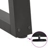 vidaXL Esstisch Beine V-Form 3 Stück Anthrazit 80x(72-73,3) cm Stahl
