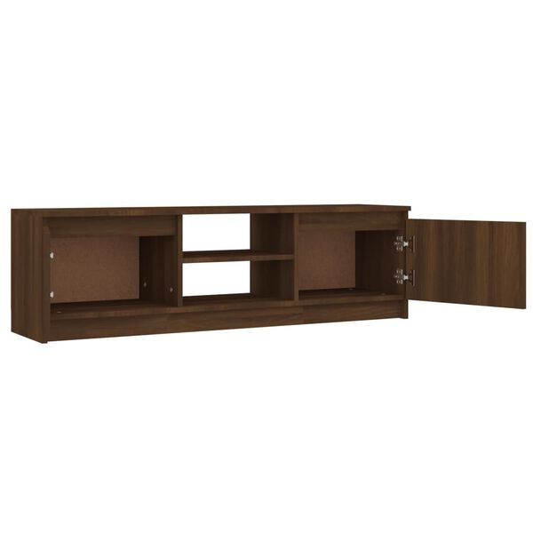 vidaXL TV-Schrank Braun Eichen-Optik 120x30x35,5 cm Holzwerkstoff
