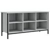 vidaXL Schuhregal Grau Sonoma 100x35x50 cm Holzwerkstoff
