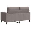 vidaXL 2-Sitzer-Sofa Taupe 120 cm Stoff