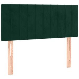 vidaXL Kopfteil Dunkelgr&uuml;n 90x5x78/88 cm Samt