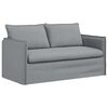 vidaXL Sofa 2 pcs Hellgrau 196 x 82 x 85 cm Stoff