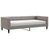 vidaXL Tagesbett mit Matratze Taupe 90x200 cm Stoff