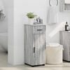 vidaXL Badezimmerschrank mit Schubladen Graues Sonoma 30 x 35 x 80 cm